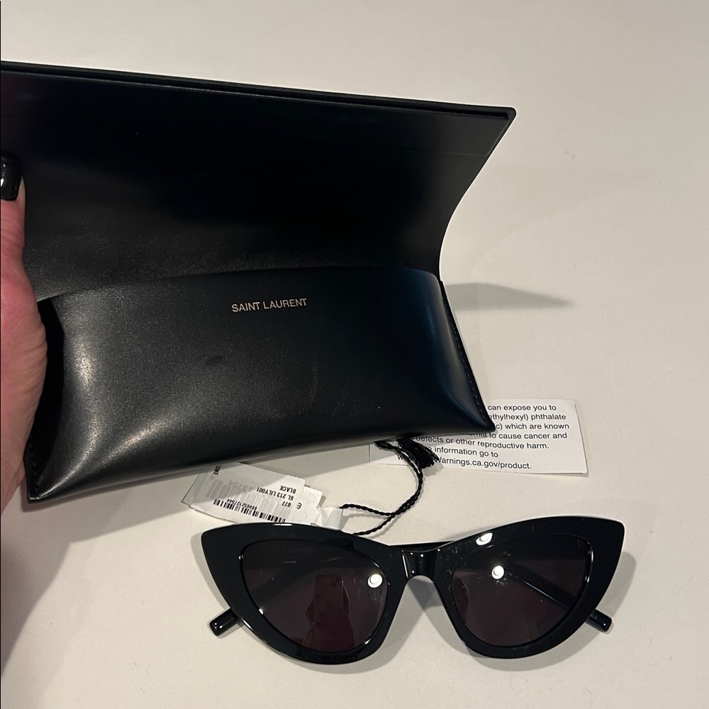 Saint Laurent Black Sunglasses Lily